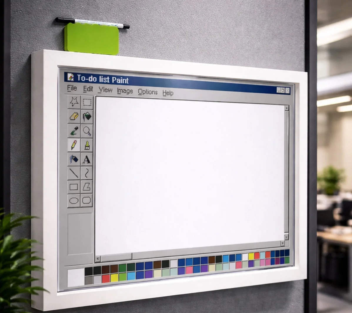MS Paint Whiteboard – Tableau Créatif d’Organisation