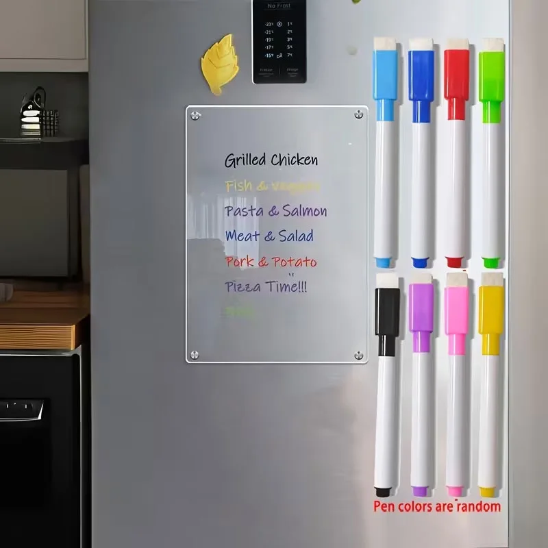 لوحة تنظيم أسبوعية مغناطيسية للثلاجة