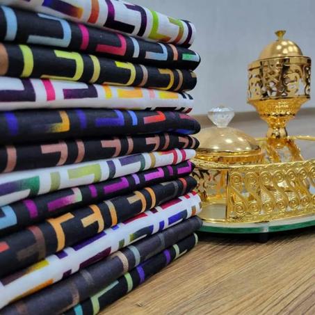 منديل تركي فاخر متعدد الألوان