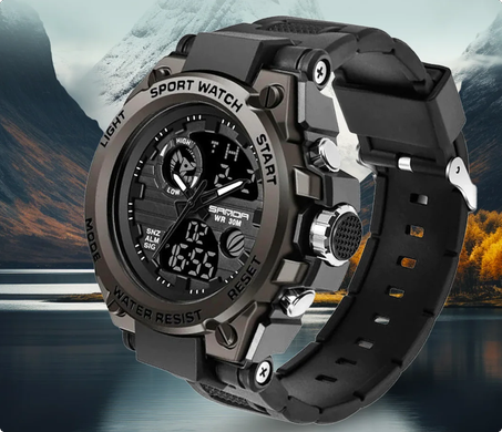 ساعة رياضية متعددة الوظائف للرجال