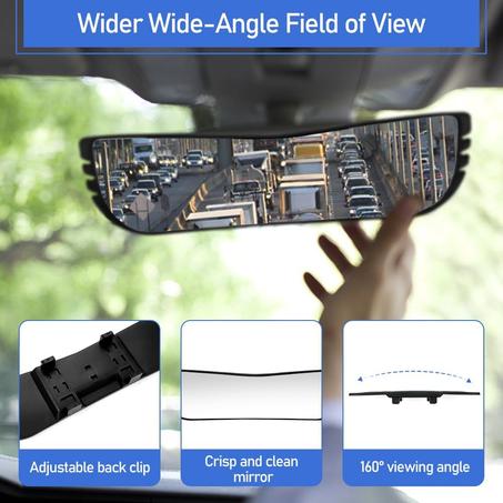 مرأة السيارة بزاوية واسعة
