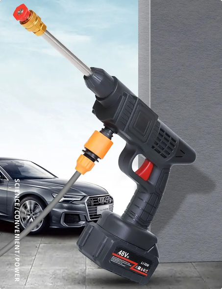 آلة غسيل السيارات اللاسلكية عالية الضغط