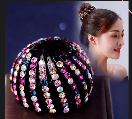 مشبك شعر  قابل للتمدد مرصع بالجواهر