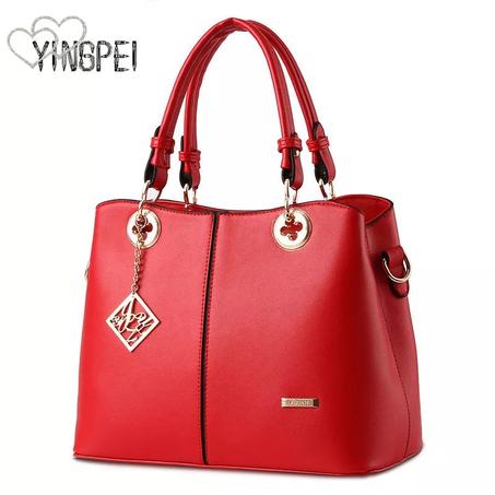 حقيبة نسائية فاخرة من جلد البولي يوريثان- موضة جديدة