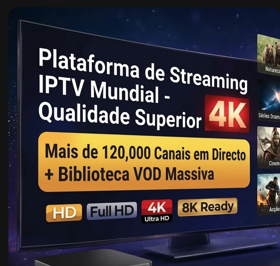 Subscrição IPTV 4K – Pack 1 mês – Premium Ultra HD (copy)
