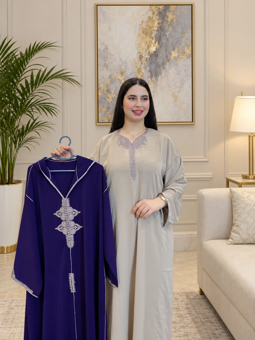 *🛍️لإطلالة أنيقة وملفتة بكل تفاصيلها 💎*  جلابا 2 بيس طاي انيقة💰 لثمن: 350 درهم فقط 🚚 التوصيل مجاني لجميع مدن المغرب 🇲🇦 (copy) (copy) (copy)