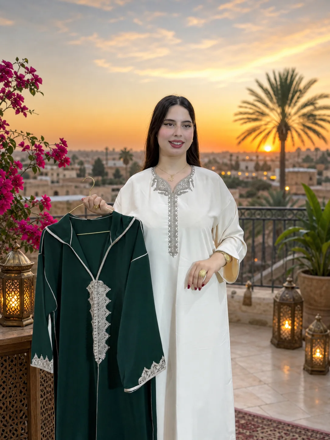 *🛍️لإطلالة أنيقة وملفتة بكل تفاصيلها 💎*  جلابا 2 بيس طاي انيقة💰 لثمن: 350 درهم فقط 🚚 التوصيل مجاني لجميع مدن المغرب 🇲🇦 (copy) (copy) (copy) (copy)