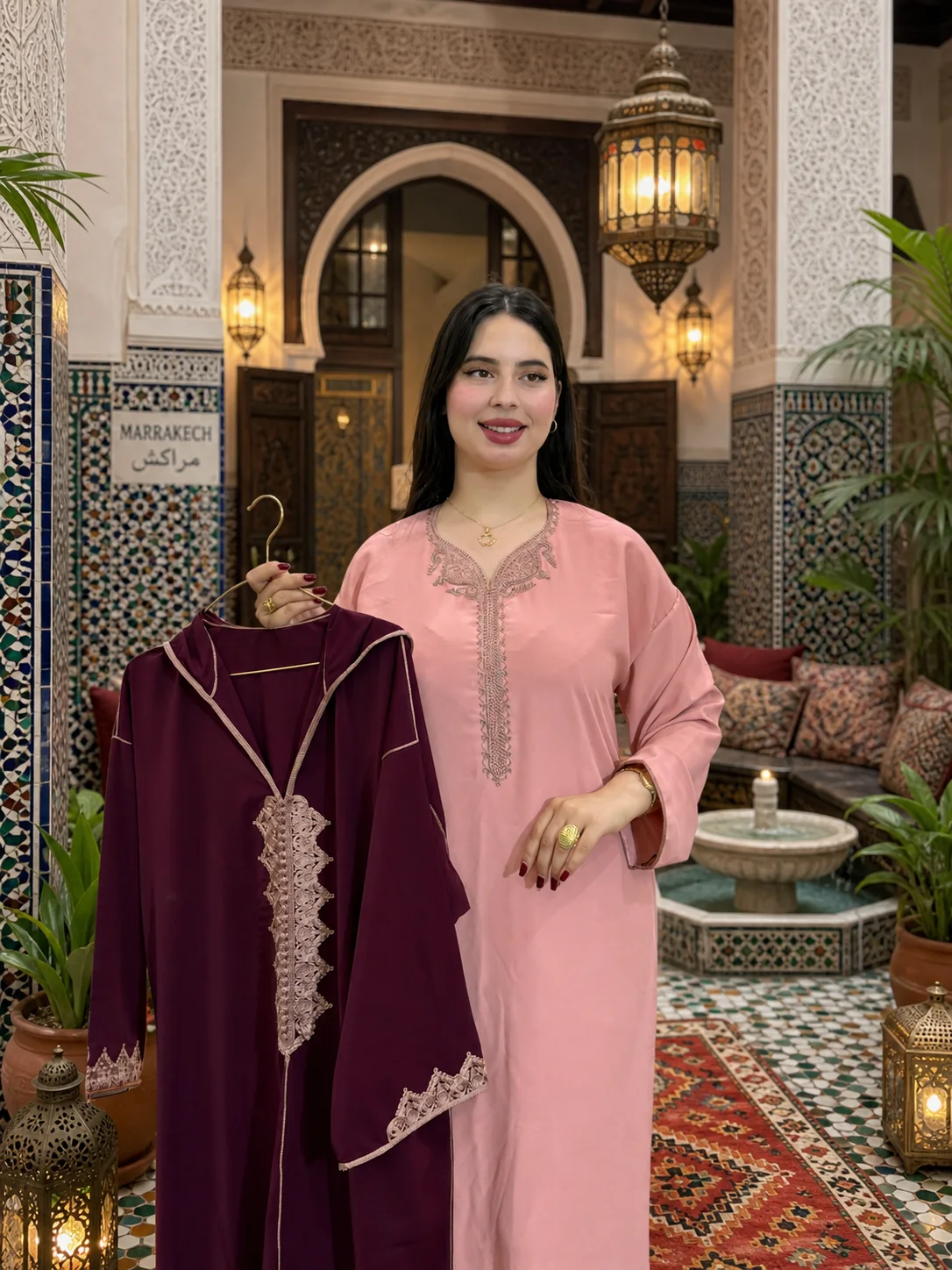 *🛍️لإطلالة أنيقة وملفتة بكل تفاصيلها 💎*  جلابا 2 بيس طاي انيقة💰 لثمن: 350 درهم فقط 🚚 التوصيل مجاني لجميع مدن المغرب 🇲🇦 (copy) (copy) (copy) (copy)