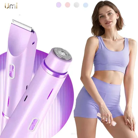 ماكينة الحلاقة الكهربائية للنساء (2 في 1)