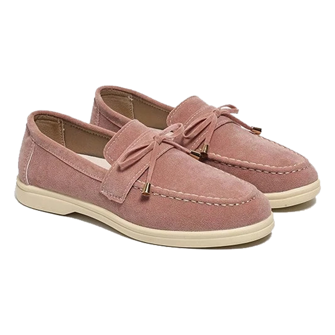 Florence – Mocassins en Daim Véritable, Élégance au Quotidien