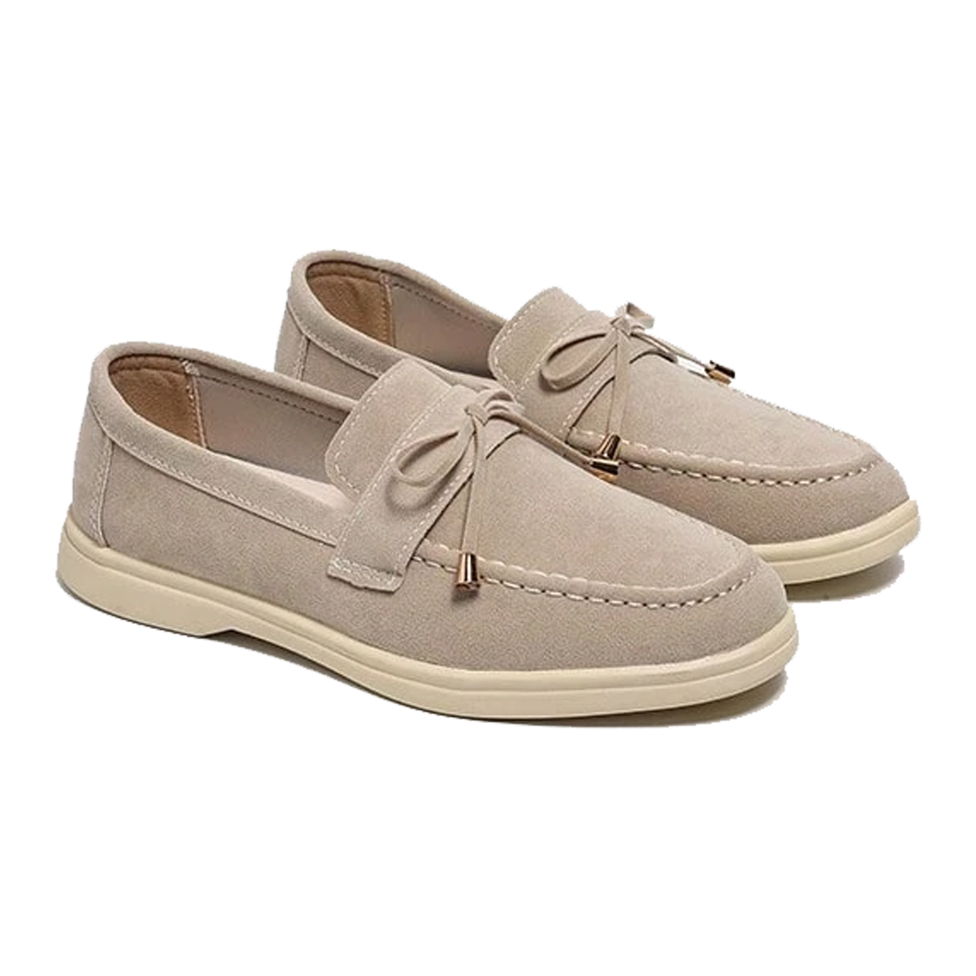 Florence – Mocassins en Daim Véritable, Élégance au Quotidien