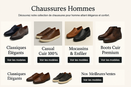 chaussures hommes