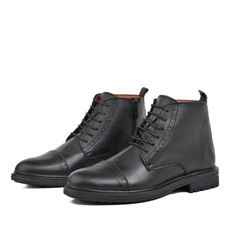BOOT008 NOIR CUIR