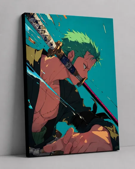 Tableau Zoro Blade Rush – Neon Edition