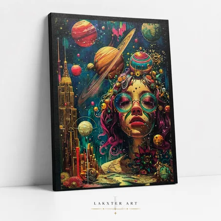 Tableau Cosmic Dream – Neon Galaxy Edition