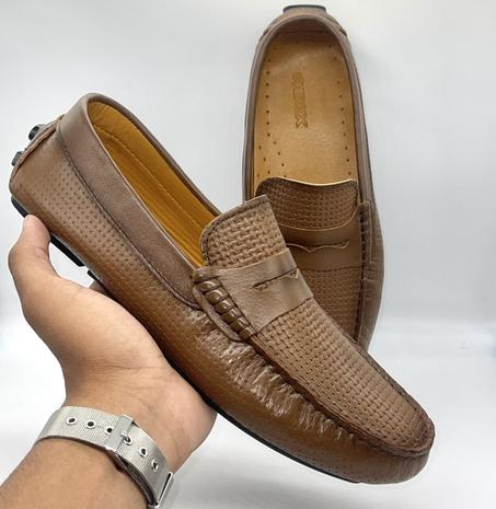 Mocassin Tabac Cuir
