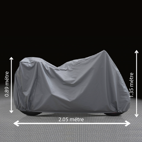 couverture moto L ( Vespa, Forza, Scooter nitro 50, Runner 20 cc 4t, Jialing)