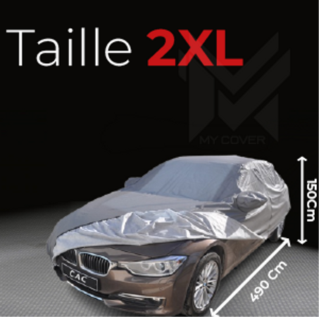 couverture voiture taile 2XL