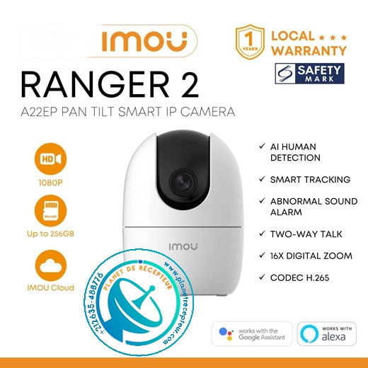 Imou Ranger 2 Home Security Surveillance Wifi Camera with 360 Degree