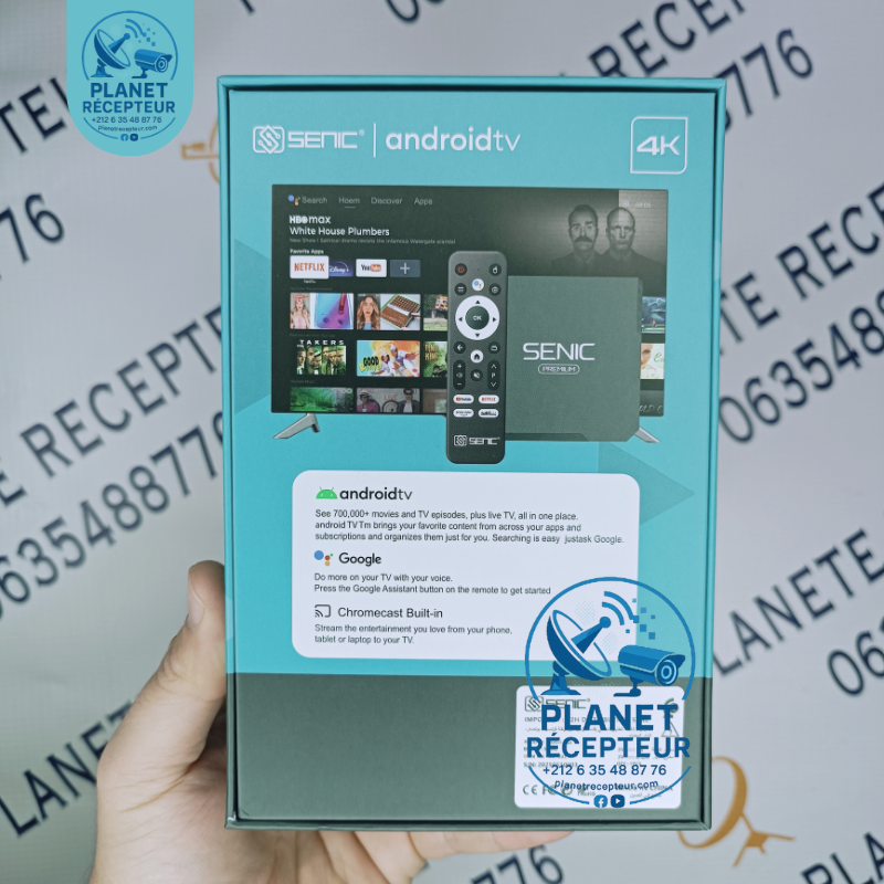 Tv Box ANDROID Senic SC-301 2025 ⭐12 MOIS PREMEUM⭐