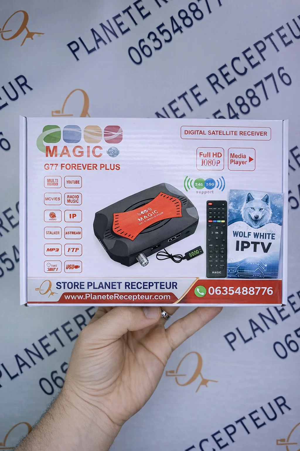 Recepteur Numerique MAGIC G77 PLUS FOREVER