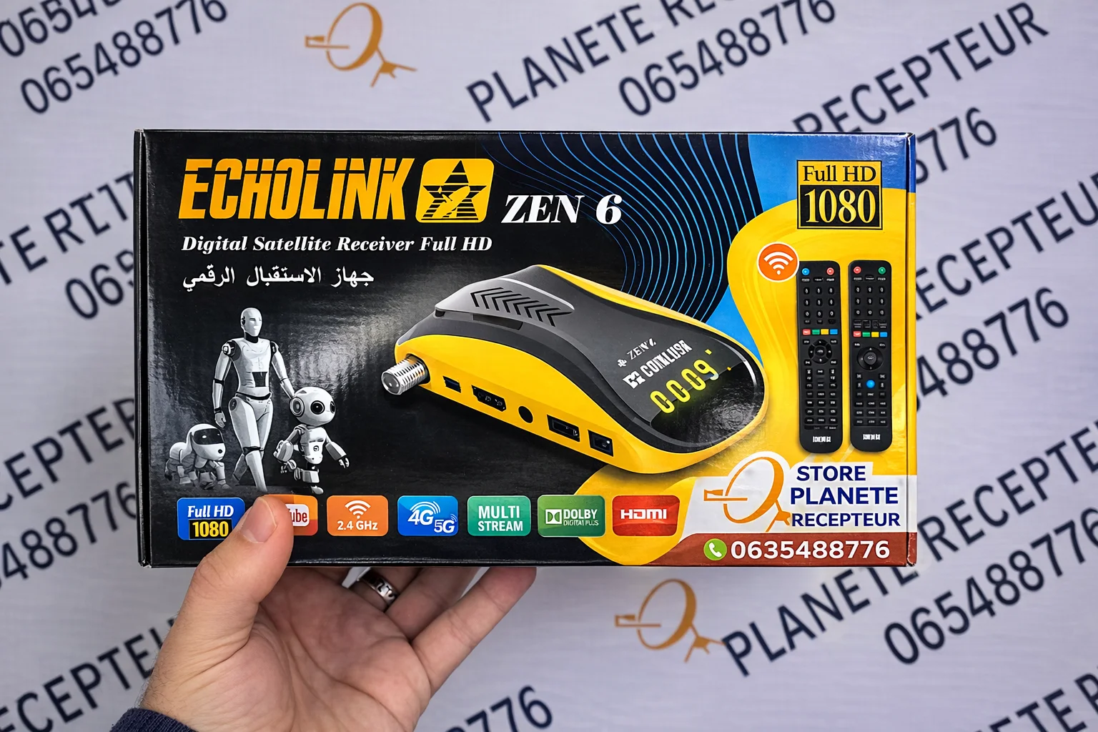 Recepteur Decodeur numerique ECHOLINK ZEN 6 2026