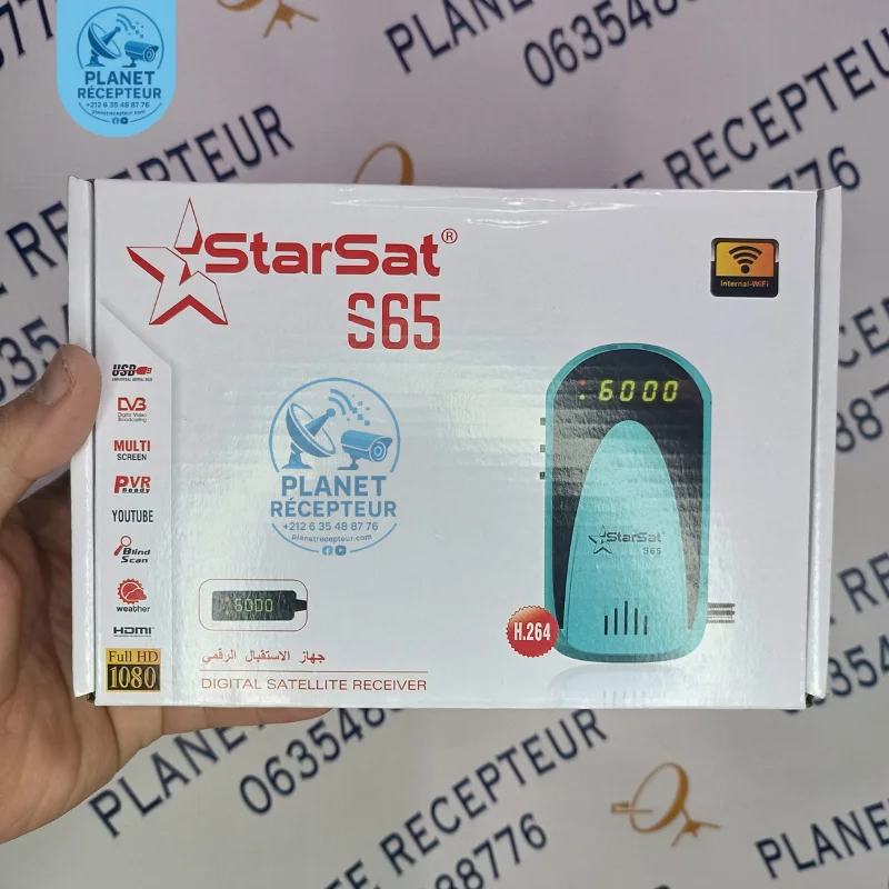 Recepteur Decodeur numerique STARSAT S65 Wi-Fi intégré