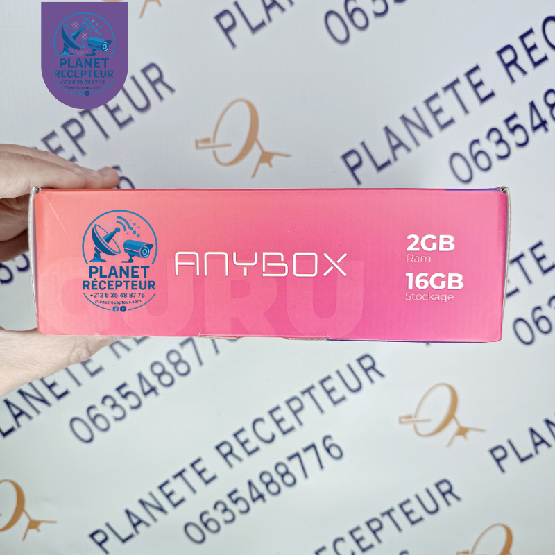 TV BOX ANDROID Anybox A1 Amlogic 2GB/16GB – Box TV 4K UHD avec Dual WiFi et AV1