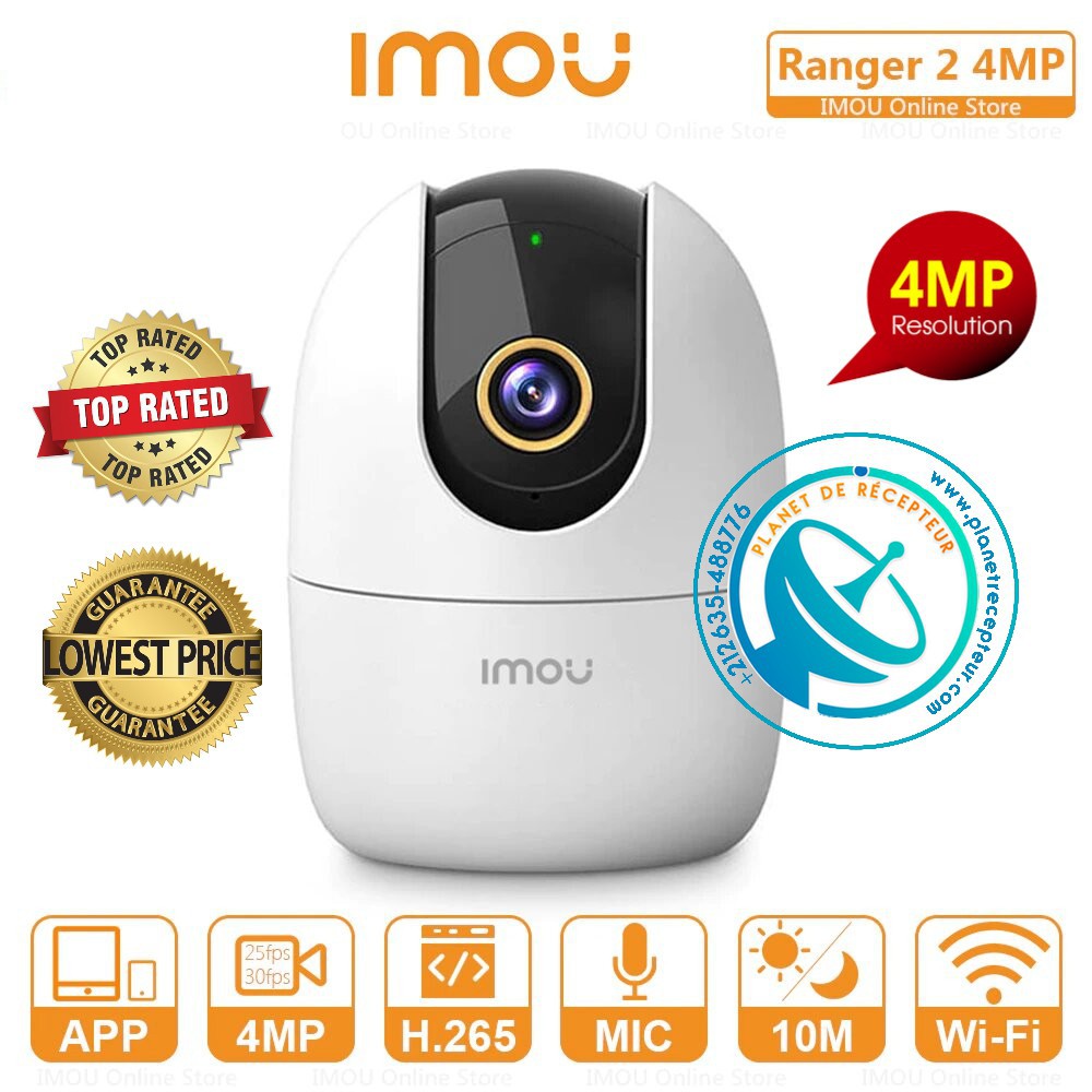 Imou Ranger 2 Home Security Surveillance Wifi Camera with 360 Degree