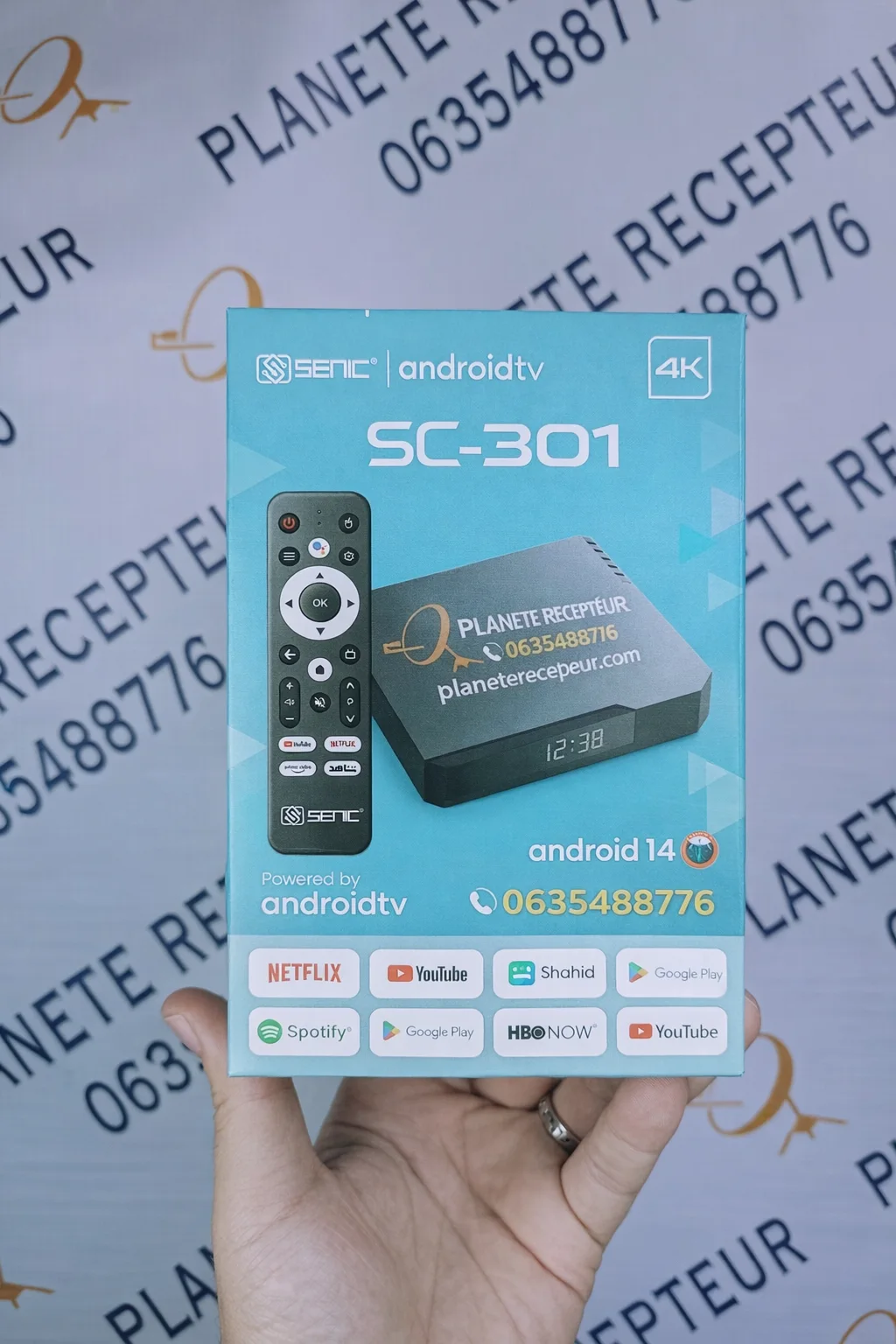 Tv Box ANDROID Senic SC-301 2025 ⭐12 MOIS PREMEUM⭐