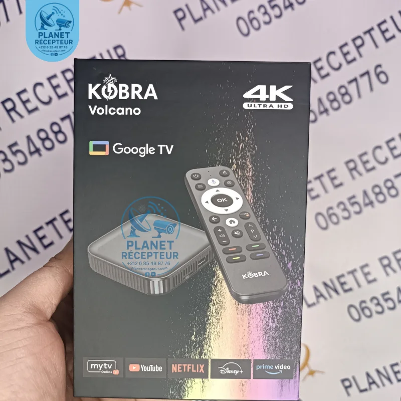 TVBox Android KOBRA Volcano – Google TV