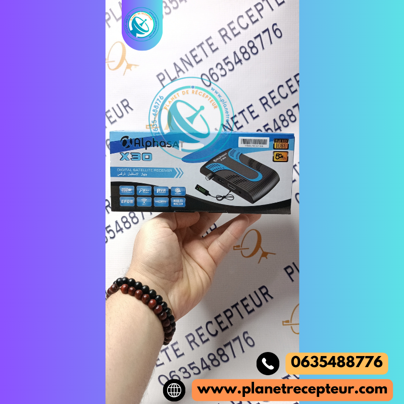 Recepteur Decodeur numerique  ALPHASAT X30 FUNCAM 2025 NEW