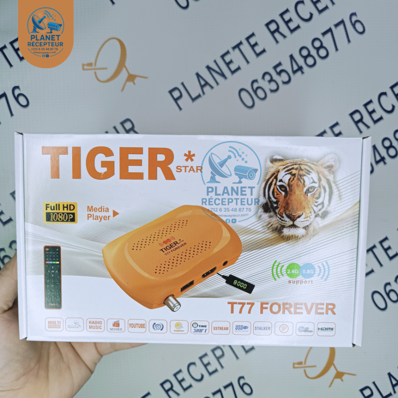 Recepteur Decodeur numerique  Tiger T77 Forever 2025 NEW