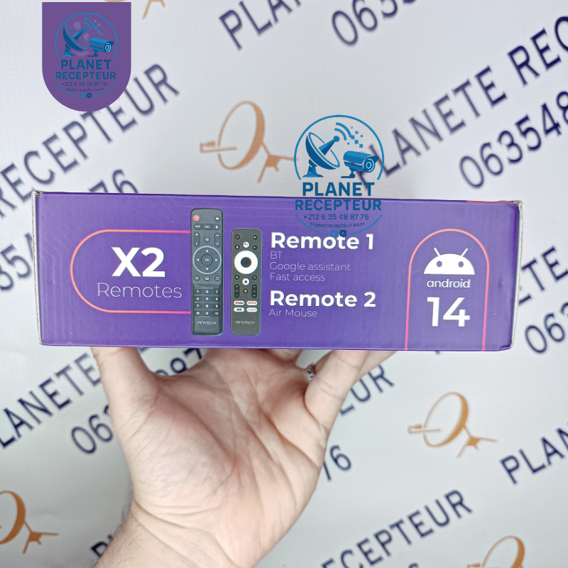 TV BOX ANDROID Anybox A1 Amlogic 2GB/16GB – Box TV 4K UHD avec Dual WiFi et AV1