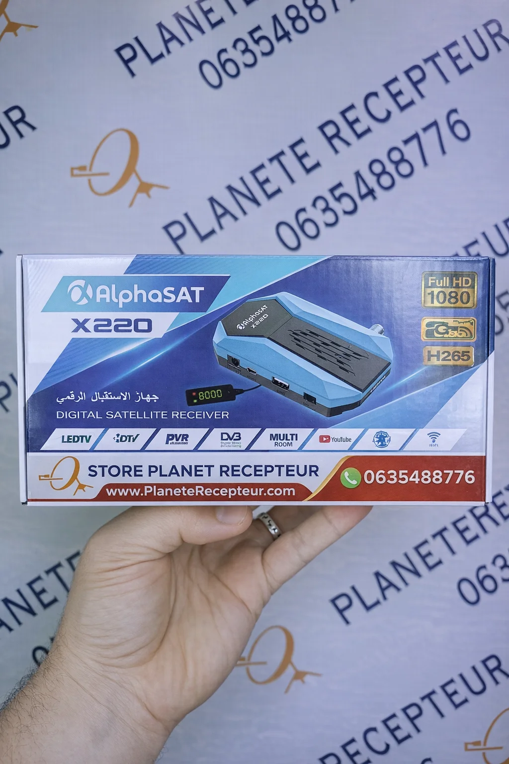 Recepteur Decodeur numerique  ALPHASAT X220 Forever 2026 NEW