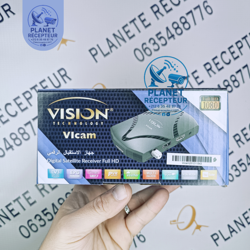 Recepteur Decodeur numerique  VISION VICCAM FUNCAM 2025 NEW