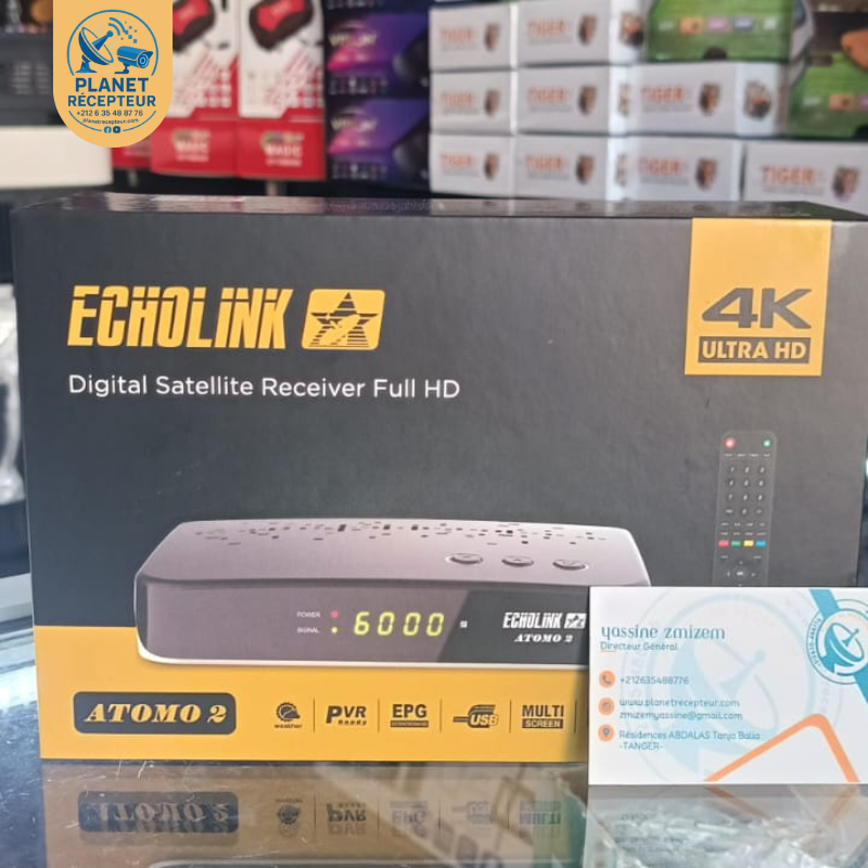 Recepteur Numerique ECHOLINK ATOMO 2 4K