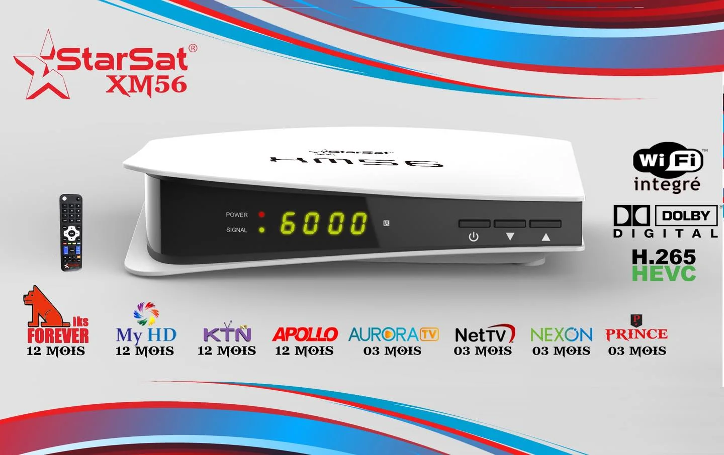 Recepteur Decodeur numerique Starsat XM 56 NEW 2026