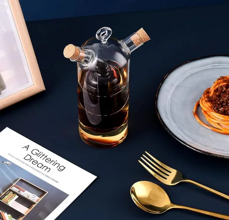 موزع زيت الزيتون والخل 2 في 1