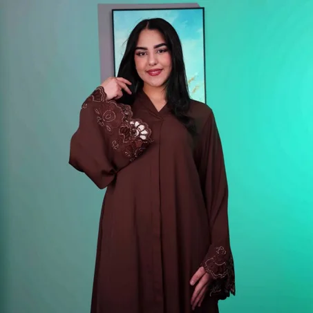 عباية وردة