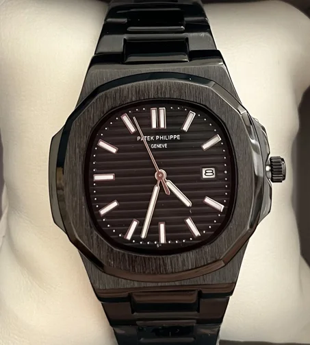 PATEK PIHILIPPE geneve Full black  + packaging simple