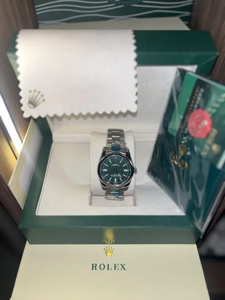 ROLEX oysterperpetual + packaging COFFRET