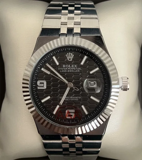 ROLEX LAND-DWELLER  tableau noir + packaging simple