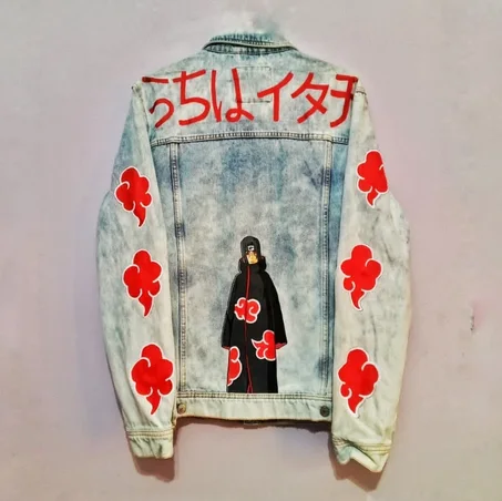 "Itachi×Akatsuki" Custom Denim Jacket