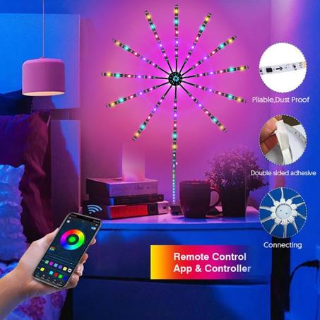 Smart LED RGB Firework Lights