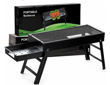 ( 60CM/22CM)شواية فحم محمولة قابلة للطي للشواء الخارجي والتخييم و عيد الأضحى