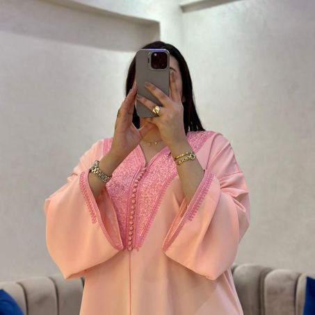 قفطان مغربي فصالا مخزنية أناقة ملكية