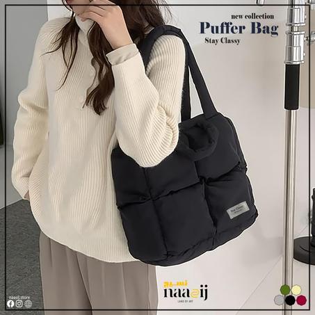 Puffer Bag _ Black