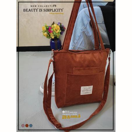 BEAUTY IN SIMPLICITY BAG - BROWN