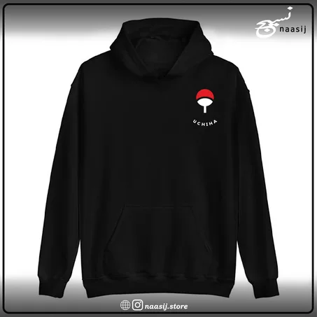 Uchiha anime/ Hoodie black